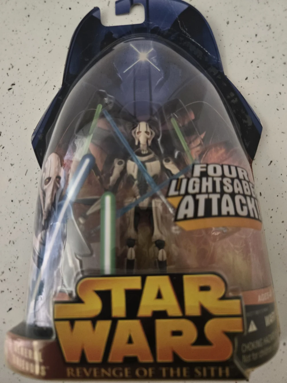 Star Wars General Grievous Action Figure - Blue, Green, Beige
